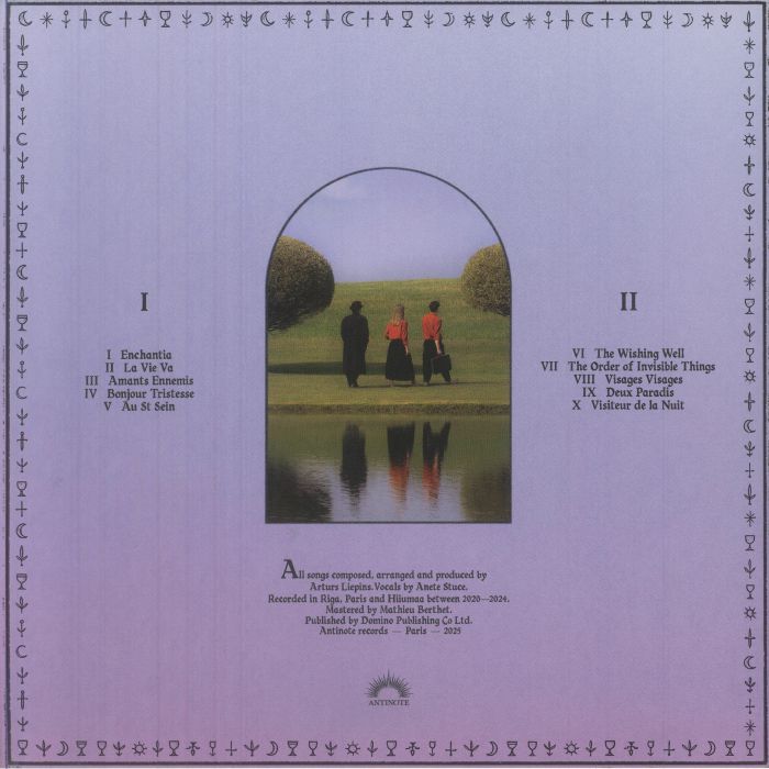 Domenique Dumont – Deux Paradis (LP, Antinote, 2025) Back Cover