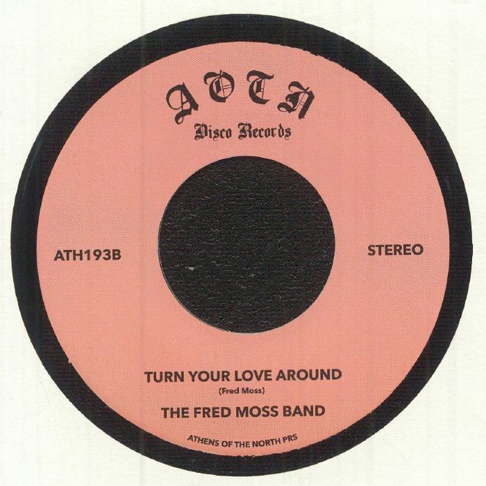 The Fred Moss Band – Stay Away (7", Athens Of The North, 2025) Back Cover