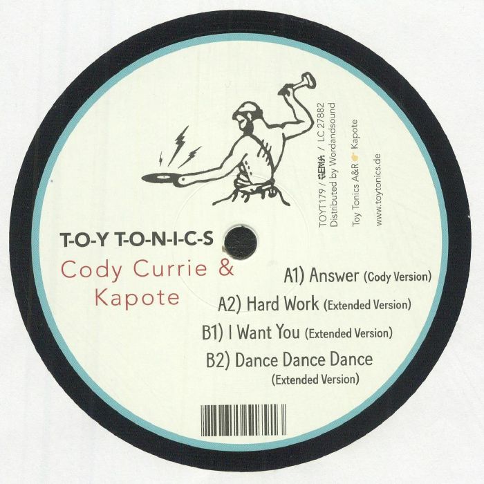 Cody Currie & Kapote - Hard Work EP (12")
