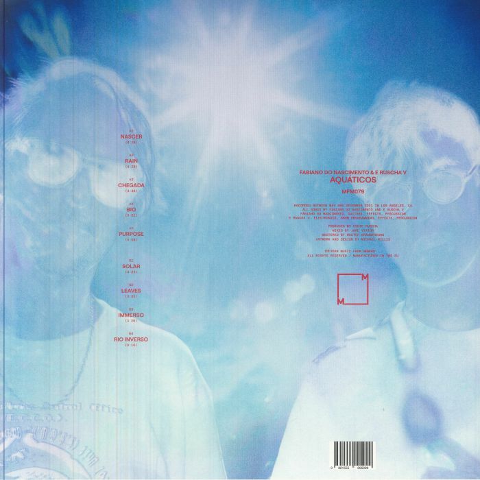 Fabiano Do Nascimento & E Ruscha V – Aquáticos (LP, Music From Memory, 2026) Back Cover