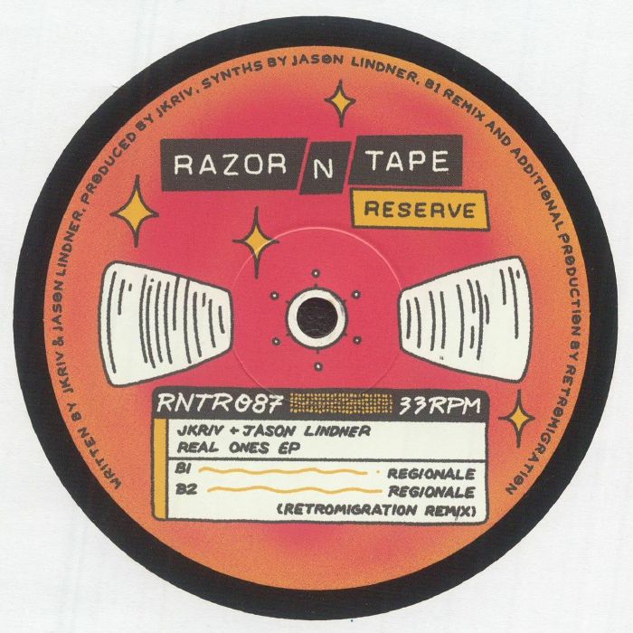JKriv Jason Lindner – Real Ones EP (12", Razor-N-Tape Reserve, 2026) Back Cover