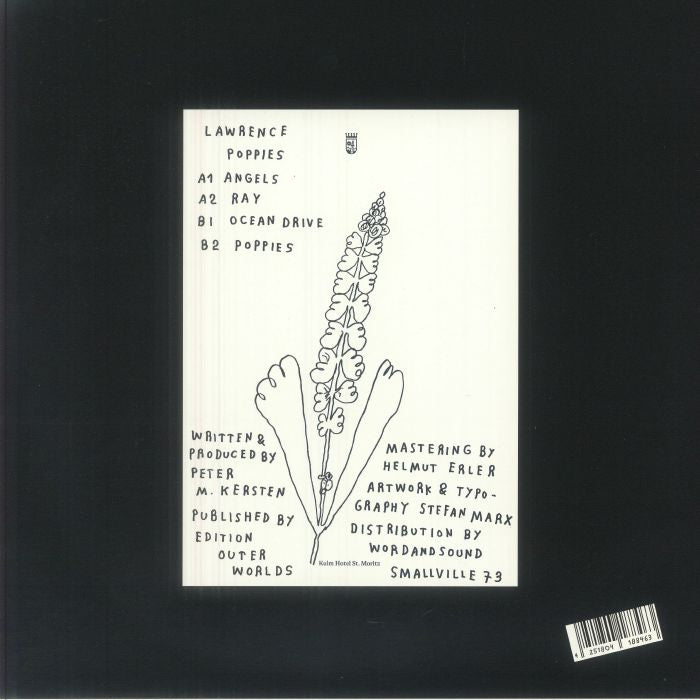 Lawrence – Poppies (12", Smallville Records, 2026) Back Cover