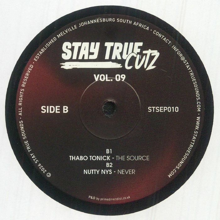 beatsbyhand , Sio , Tea White , Thabo Tonick , Nutty Nys – Stay True Cutz Vol. 09 (12", Stay True Sounds, 2026) Back Cover