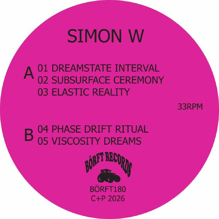 Simon W – Dreamstate Interval (12", Börft Records, 2026) Front Cover