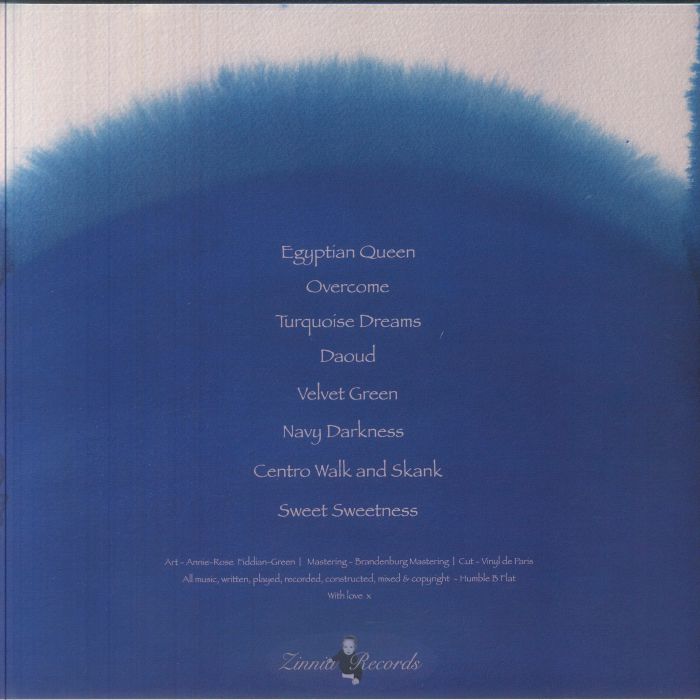 Humble B-Flat – Indigo Blues (2x12", Zinnia Records, 2026) Back Cover