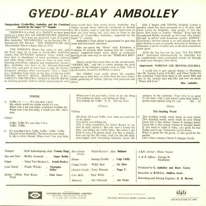 Gyedu-Blay Ambolley - Simigwa (LP)