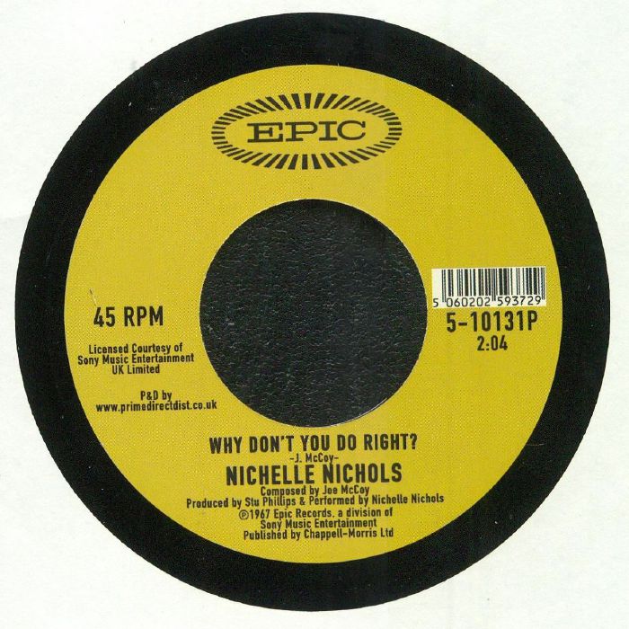 Nichelle Nichols - Know What I Mean / Why Don't You Do Right? (7")