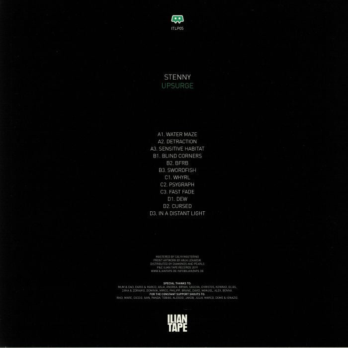 Stenny – Upsurge (2xLP, 180g, Ilian Tape, 2019) Back Cover