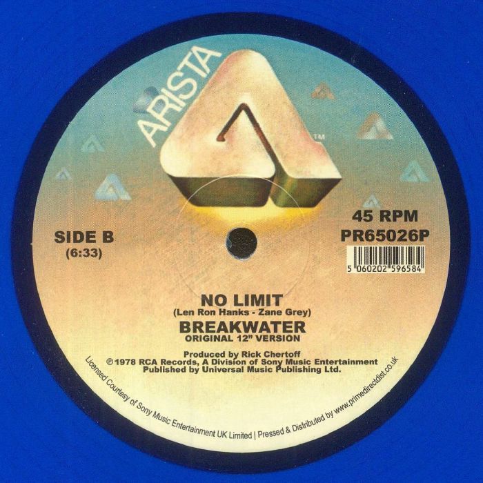 Breakwater - No Limit (12") (Blue Transparent)