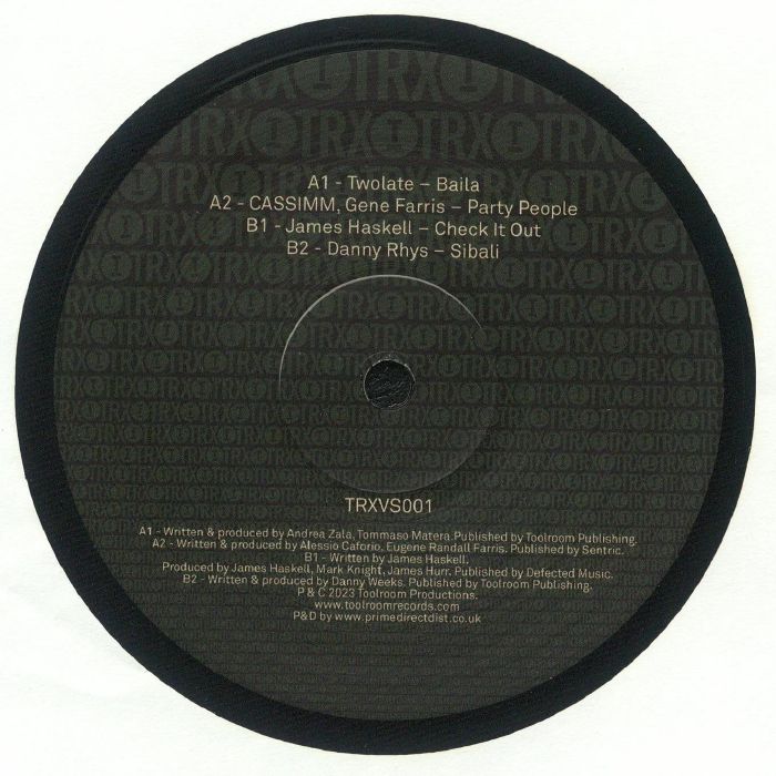 Various - Toolroom Trax Sampler Vol. 1 (12")