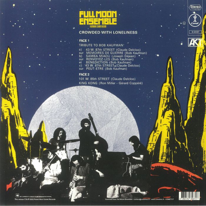 Full Moon Ensemble Featuring Claude Delcloo - Crowded With Loneliness (LP)