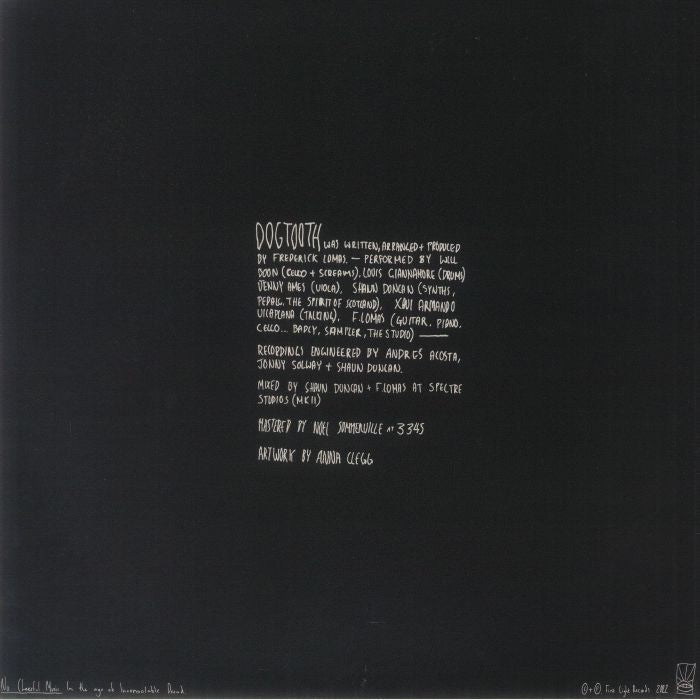 Kinn – Dogtooth (12", First Light Records, 2023) Back Cover