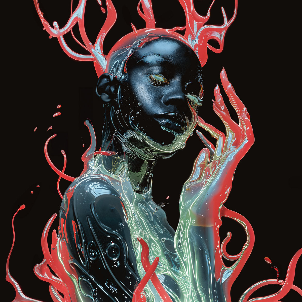 Dua Saleh – I Should Call Them (LP, Inkblot, Ghostly International, 2024) Front Cover