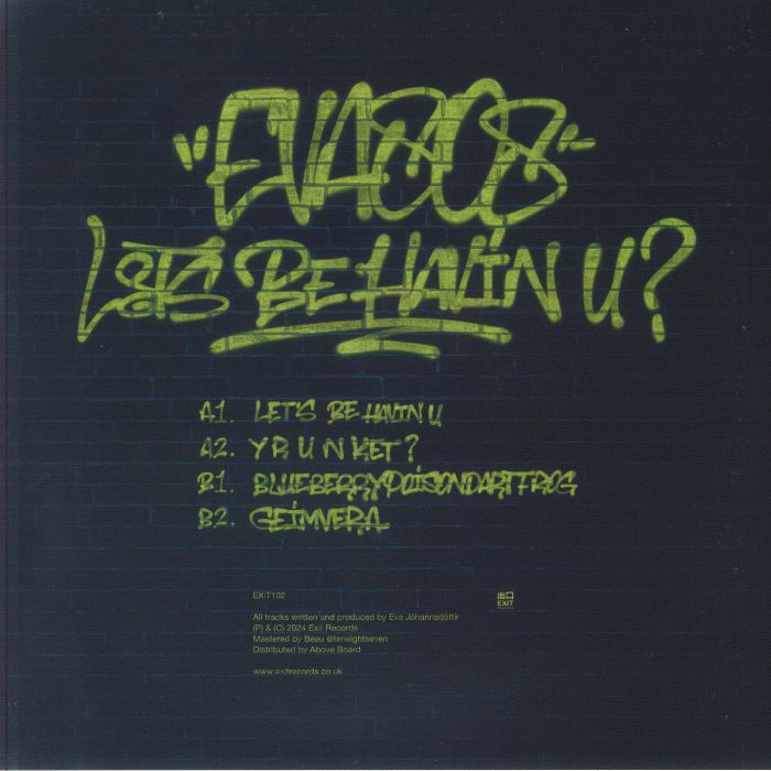 Eva808 - Let's Be Havin' U (12")