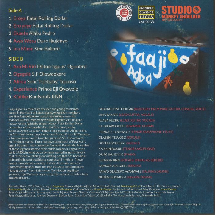 Faaji Agba - Eroya (LP)