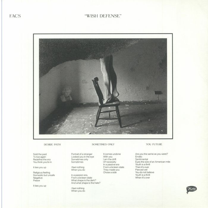 Facs – Wish Defense (LP, Trouble In Mind, 2025) Back Cover