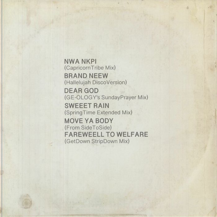 GE-OLOGY - Versions Part One (2x12")