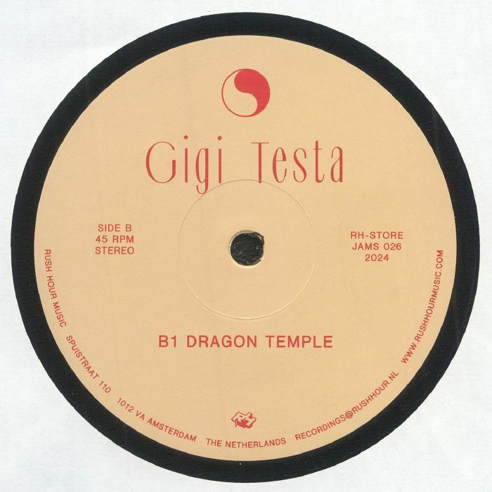 Gigi Testa – Sichuan (12", Rush Hour Store Jams, 2024) Back Cover