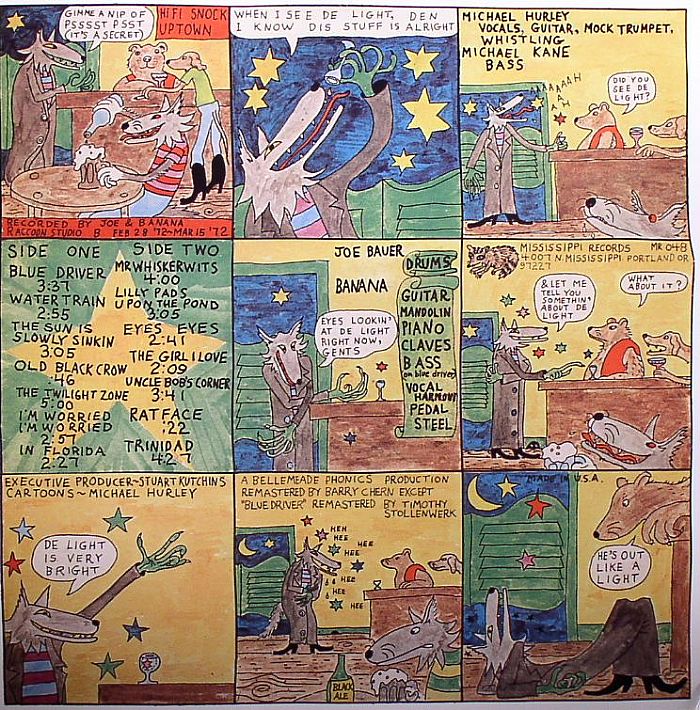 Michael Hurley – Hi Fi Snock Uptown (LP, Mississippi Records, 2010) Back Cover