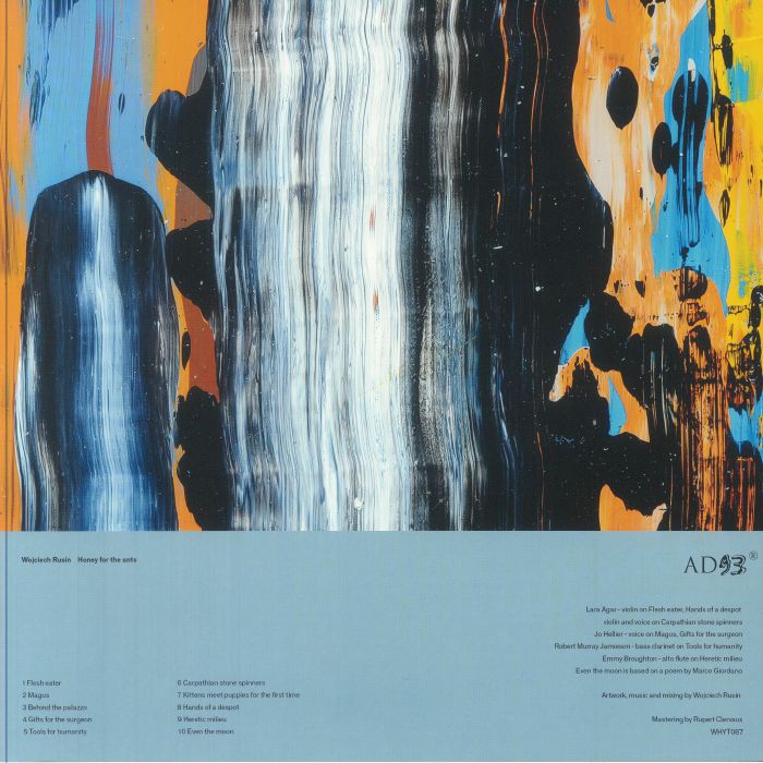 Wojciech Rusin – Honey For The Ants (LP, AD 93, 2025) Back Cover