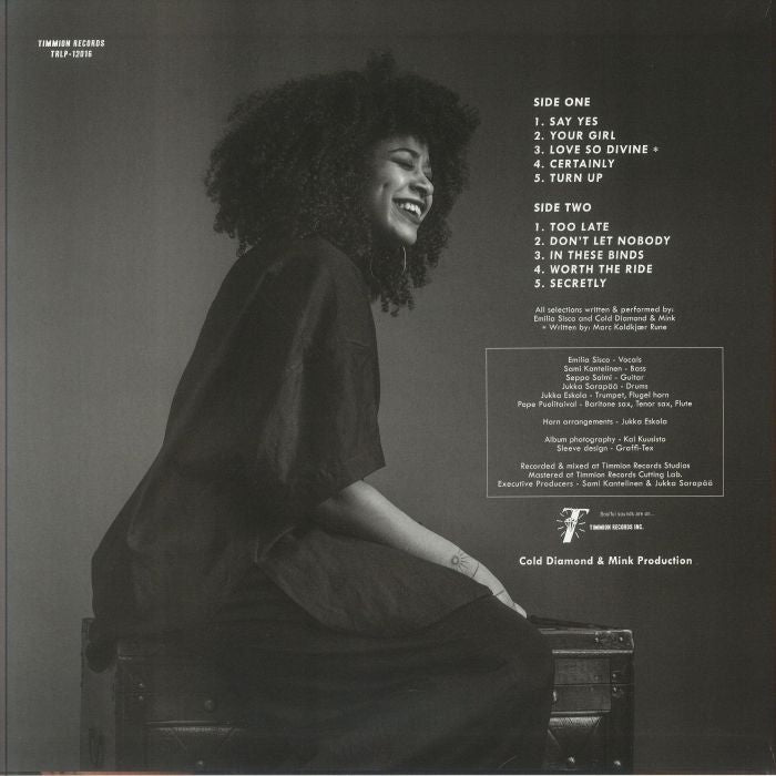 Emilia Sisco – Introducing Emilia Sisco (LP, Yellow Transparent, Timmion Records, 2024) Back Cover