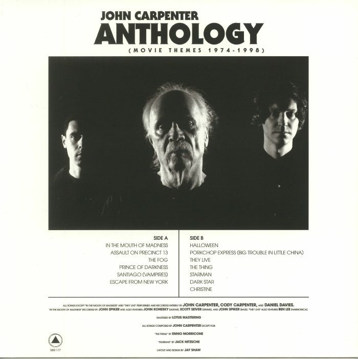 John Carpenter - Anthology (Movie Themes 1974-1998) (LP) (Sea Blue)
