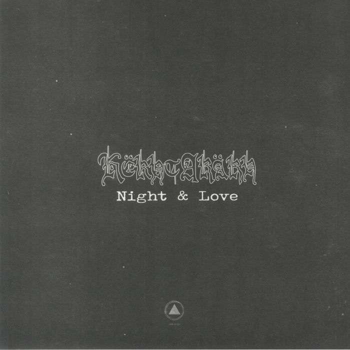 Këkht Aräkh – Night & Love (LP, Metallic Silver, Sacred Bones Records, 2022) Back Cover