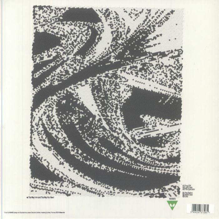 Kwarp – The Way I Am and The Way You Yawn (LP, 180g Clear Yellow, Mirae Arts, 2024) Back Cover