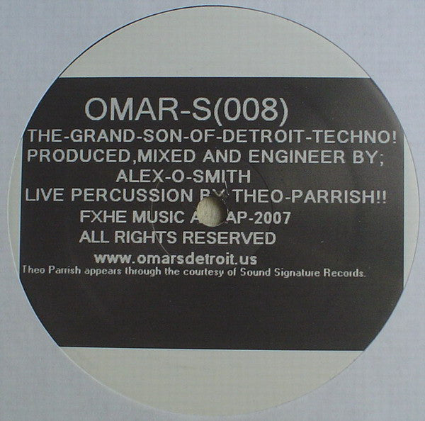Omar-S – 008 (12", FXHE Records, 2007) Front Cover