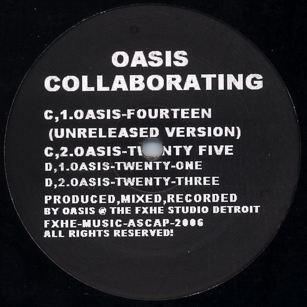 Oasis – Oasis Collaborating #2 (2x12", FXHE Records, 2005) Image 3