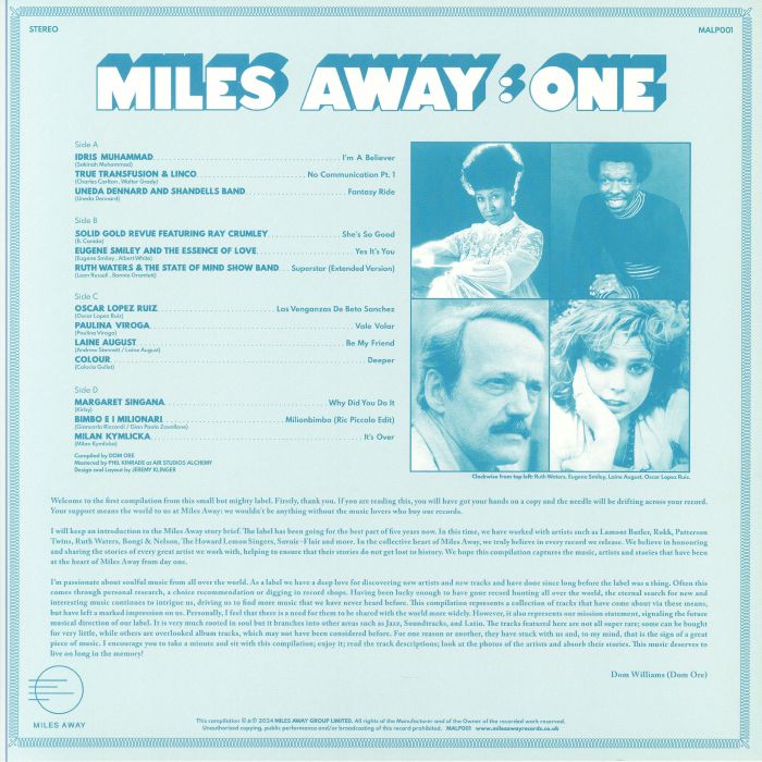 Various - Miles Away: One (2xLP)