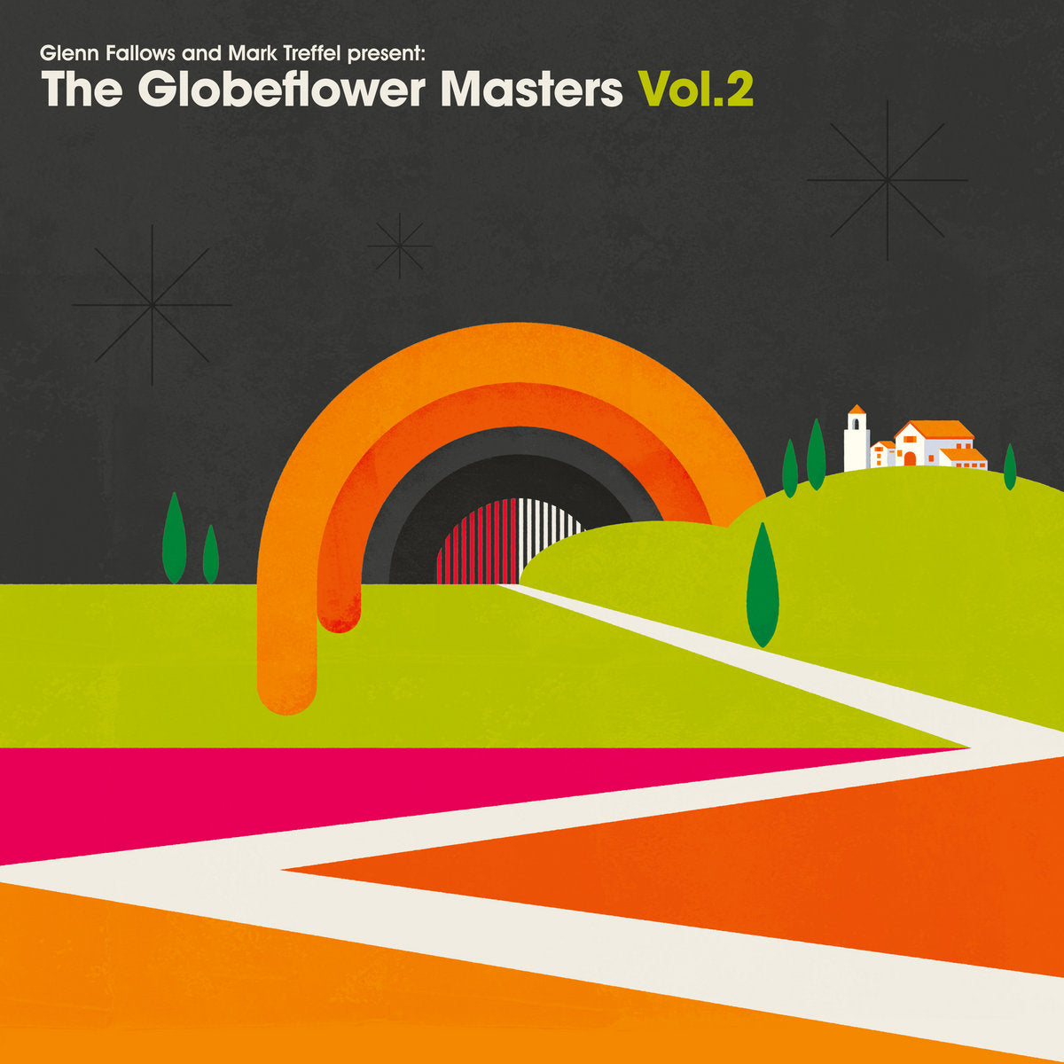Glenn Fallows Mark Treffel – The Globeflower Masters Vol. 2 (LP, Mr Bongo, 2022) Front Cover
