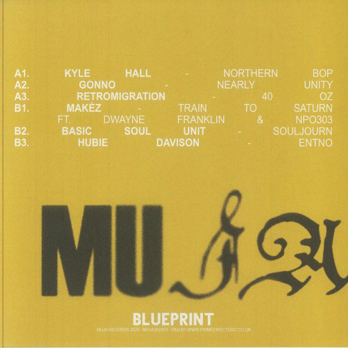 Various – Blueprint (12", MUJA, 2025) Back Cover