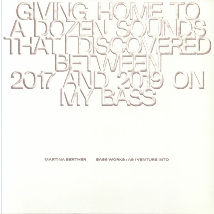 Martina Berther - Bass Works: As I Venture Into (LP) (Brown)