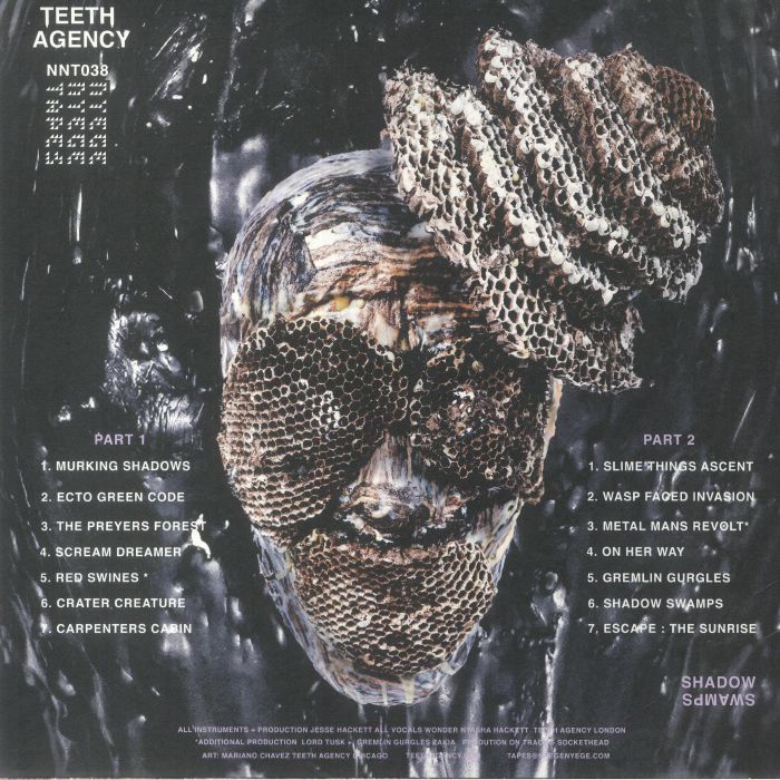 Metal Preyers – Shadow Swamps (LP, Nyege Nyege Tapes, 2022) Back Cover