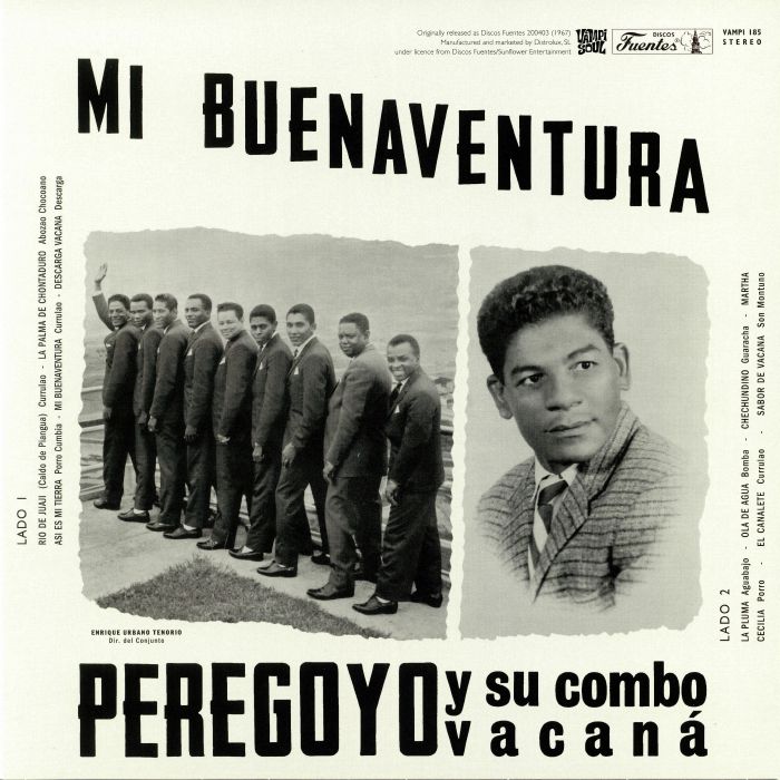 Peregoyo Y Su Combo Vacaná – Mi Buenaventura (LP, Red, Vampi Soul, 2025) Back Cover
