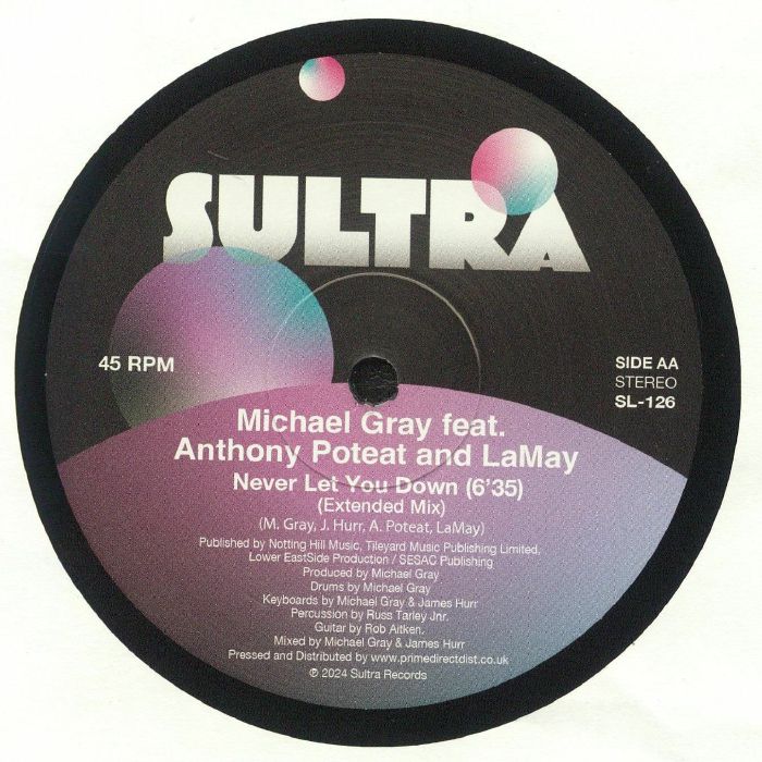 Michael Gray - Fly Away / Never Let You Down (12")