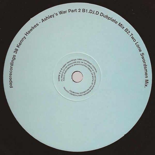 Kenny Hawkes – Ashley's War Part 2 (12", Paper Recordings, 1999) Image 4