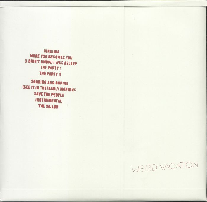 Plush – More You Becomes You (LP, White, Weird Vacation, 2024) Back Cover