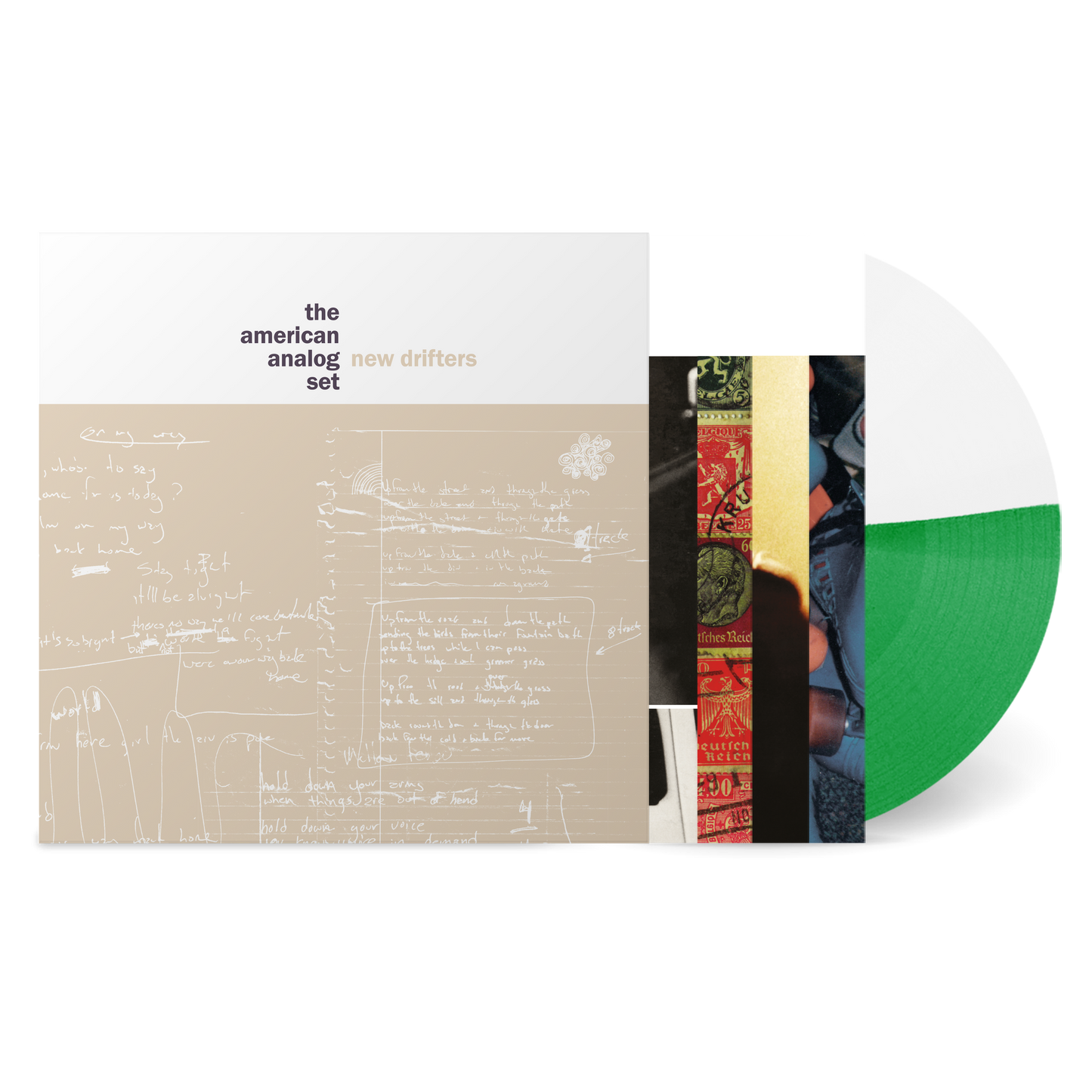 The American Analog Set – New Drifters (Box Set+LP+LP+LP+2xLP, Green Split, Numero Group, 2024) Back Cover