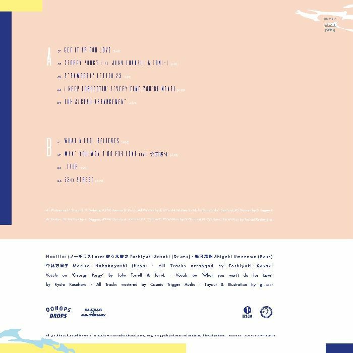 Nautilus – Pacific Voyage (LP, Oonops Drops, 2024) Back Cover