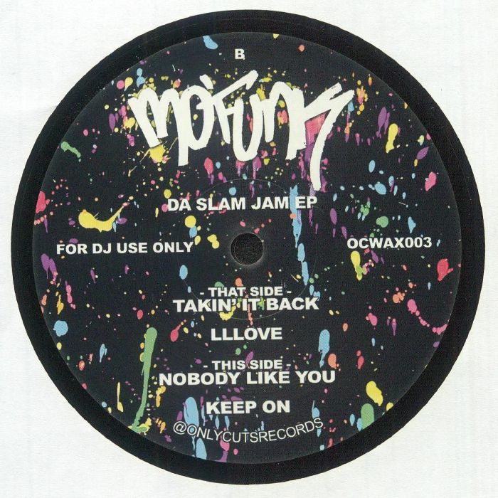 Mo' Funk – Da Slam Jam EP (12", Only Cuts, 2025) Back Cover