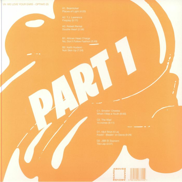 Optimo - We Love Your Ears (Optimo 25 - Part 1) (2x12")