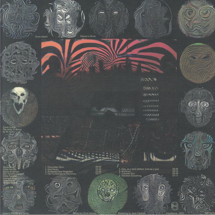 Nuke Watch – Pepper's Ghost (LP, Impatience, 2024) Back Cover