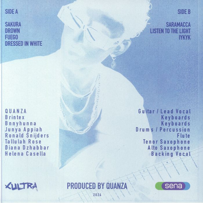 Quanza – Open The Gates (LP, Cultra, 2024) Back Cover