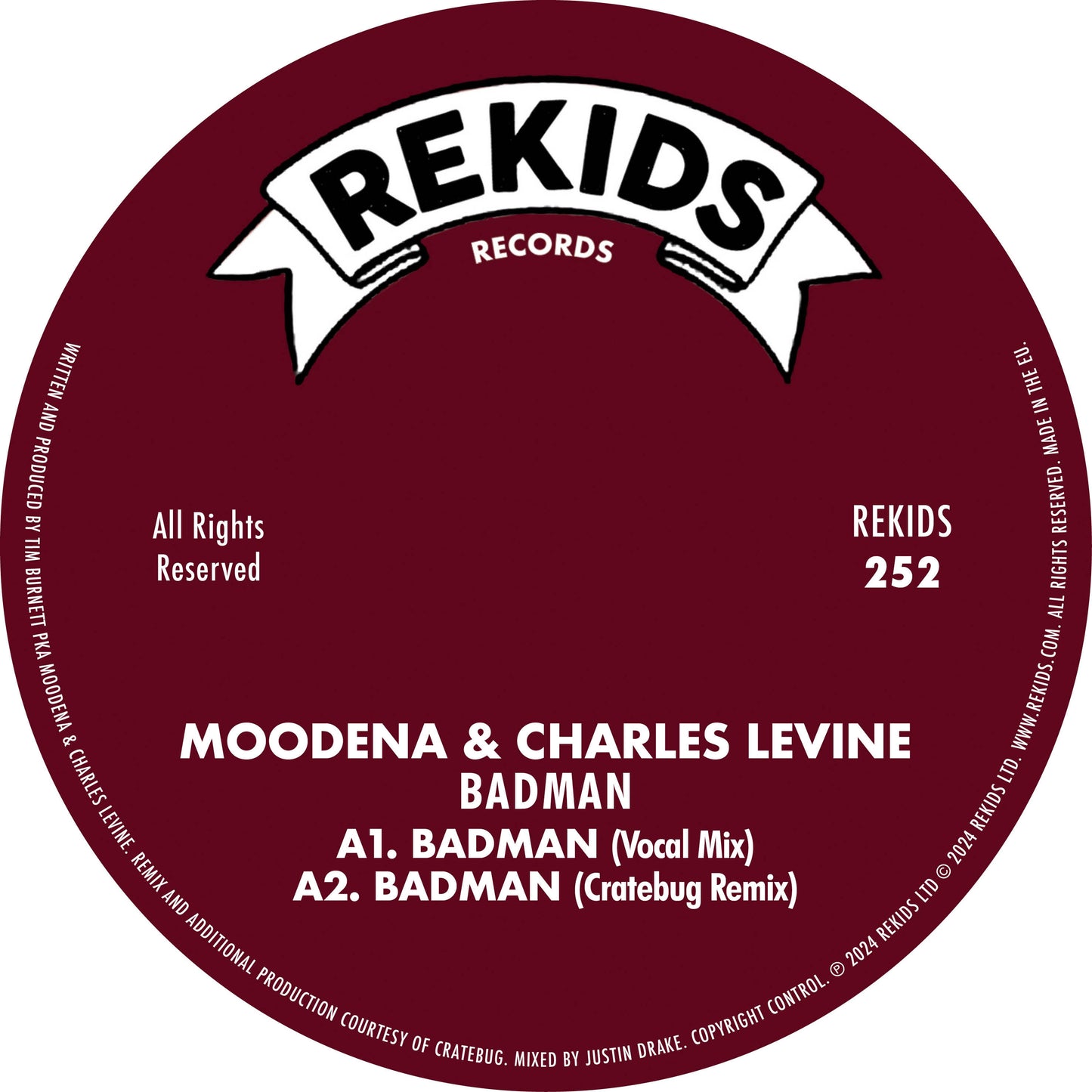 Moodena & Charles Levine - Badman (12")