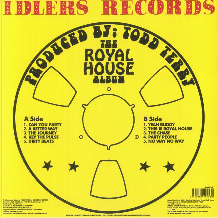 Royal House – Can You Party? (LP, Yellow, Idlers, 2025) Image 3