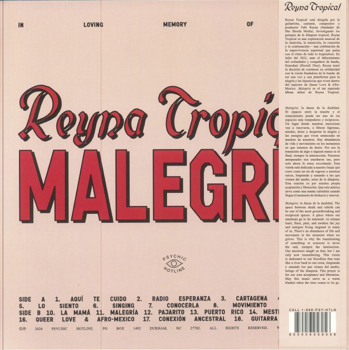 Reyna Tropical - Malegría (LP)