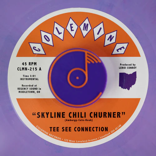 Tee See Connection – Skyline Chili Churner (7", Purple, Colemine Records, 2024) Front Cover