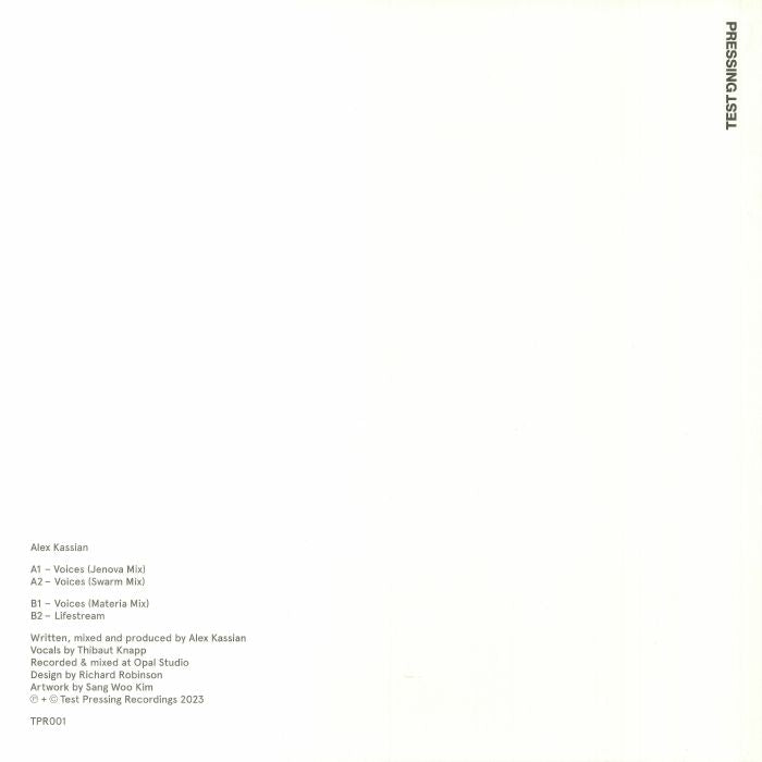 Alex Kassian - Voices (12")